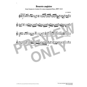 Bourre&769e anglaise from Graded Music for Tuned Percussion, Book IV