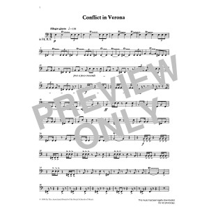 Conflict in Verona from Graded Music for Timpani, Book IV