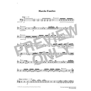 Marche Fune&768bre from Graded Music for Timpani, Book III
