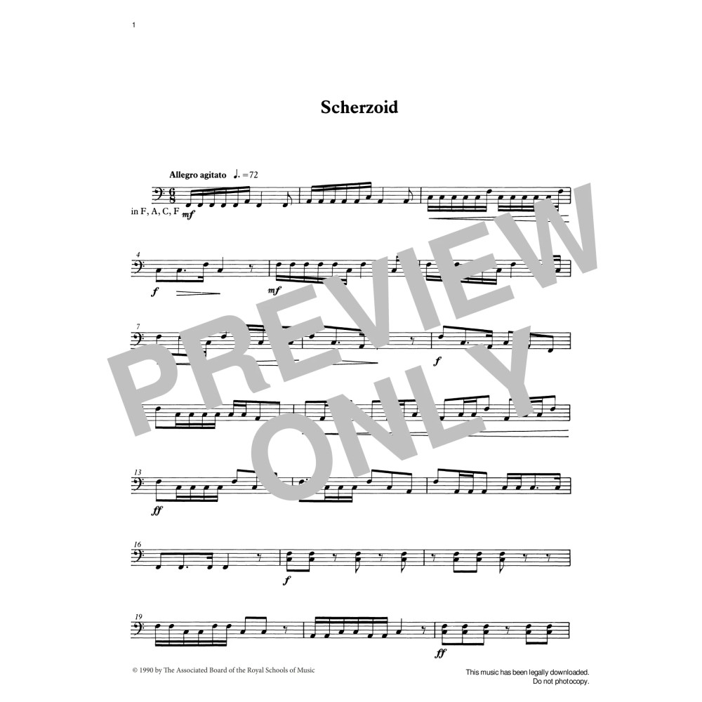 Scherzoid from Graded Music for Timpani, Book III
