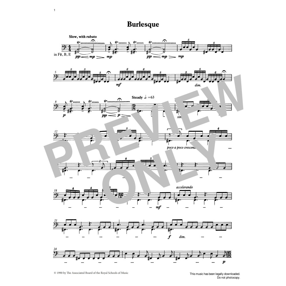 Burlesque from Graded Music for Timpani, Book IV