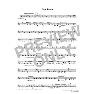 Sea Storm from Graded Music for Timpani, Book III