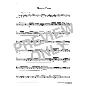 Modern Times from Graded Music for Timpani, Book IV