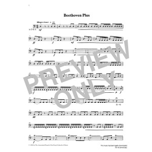 Beethoven Plus from Graded Music for Timpani, Book III