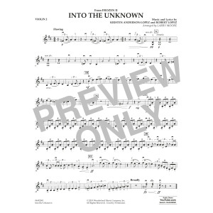 Into the Unknown (from Frozen) (arr. Larry Moore) - Violin 2