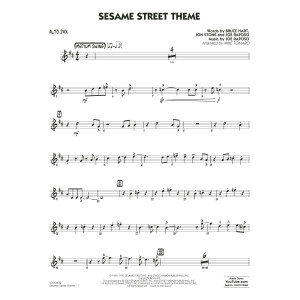 Sesame Street Theme (arr. Mike Tomaro) - Alto Sax