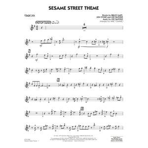 Sesame Street Theme (arr. Mike Tomaro) - Tenor Sax