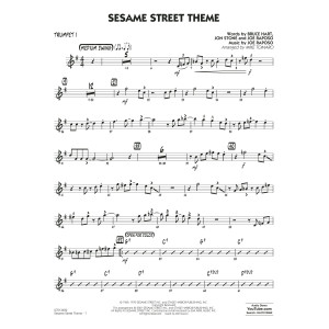 Sesame Street Theme (arr. Mike Tomaro) - Trumpet 1