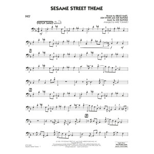 Sesame Street Theme (arr. Mike Tomaro) - Bass
