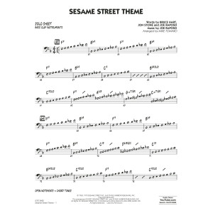 Sesame Street Theme (arr. Mike Tomaro) - Bass Clef Solo Sheet