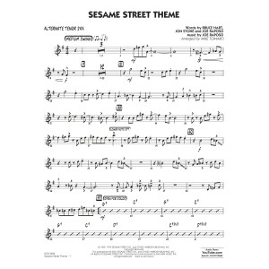 Sesame Street Theme (arr. Mike Tomaro) - Alternate Tenor Sax
