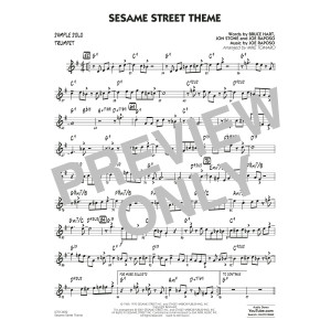Sesame Street Theme (arr. Mike Tomaro) - Sample Solo - Trumpet