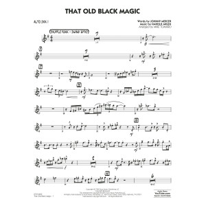 That Old Black Magic (arr. Mike Tomaro) - Alto Sax 1
