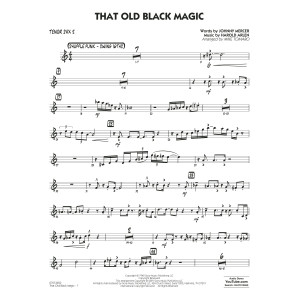 That Old Black Magic (arr. Mike Tomaro) - Tenor Sax 2