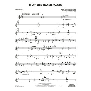 That Old Black Magic (arr. Mike Tomaro) - Baritone Sax