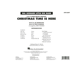 Christmas Time Is Here (arr. Mike Tomaro) - Full Score