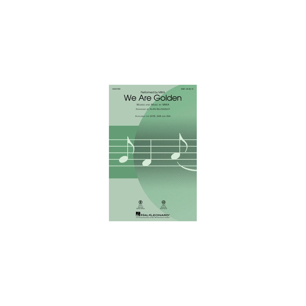 We Are Golden (arr. Alan Billingsley)