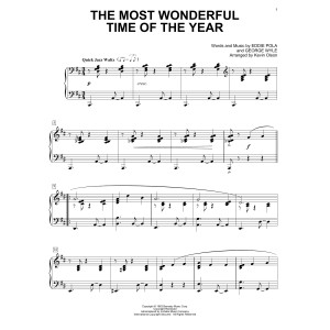 The Most Wonderful Time Of The Year (arr. Kevin Olson)