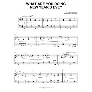 What Are You Doing New Year's Eve? (arr. Kevin Olson)