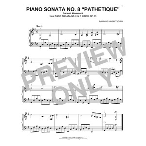 Piano Sonata No. 8 "Pathetique," Second Movement