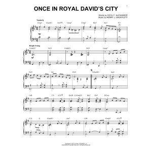Once In Royal David's City [Jazz version] (arr. Brent Edstrom)