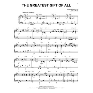 The Greatest Gift Of All [Jazz version] (arr. Brent Edstrom)