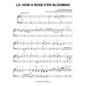 Lo, How A Rose E'er Blooming [Jazz version] (arr. Brent Edstrom)