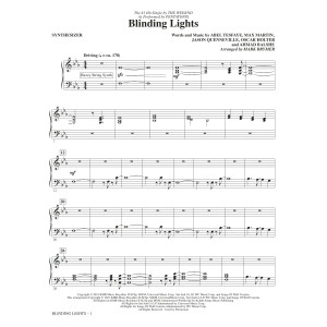 Blinding Lights (arr. Mark Brymer) - Synthesizer