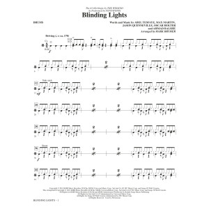 Blinding Lights (arr. Mark Brymer) - Drums