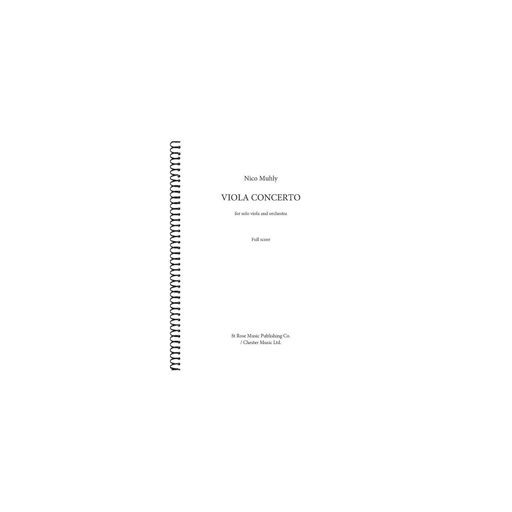 Viola Concerto (Viola and Orch) - Full Score