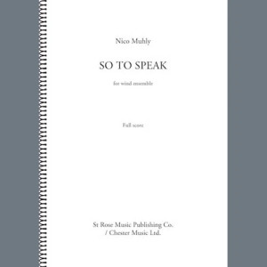 So To Speak (Full Score) - Full Score
