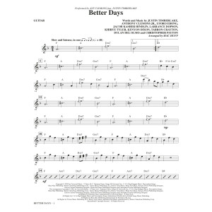 Better Days (arr. Mac Huff) - Guitar
