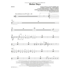Better Days (arr. Mac Huff) - Drums