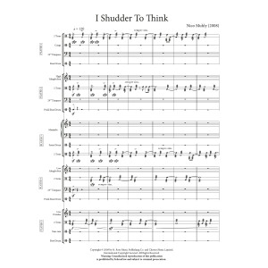I Shudder To Think (Score and Parts)