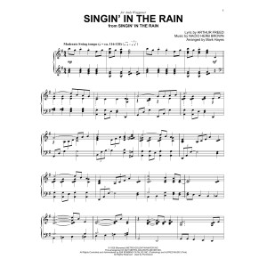 Singin' In The Rain (from Singin' In The Rain) (arr. Mark Hayes)