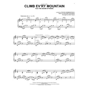 Climb Ev'ry Mountain (from The Sound Of Music) (arr. Mark Hayes)