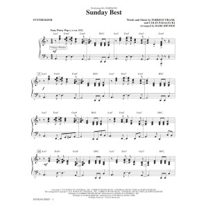 Sunday Best (arr. Mark Brymer) - Synthesizer