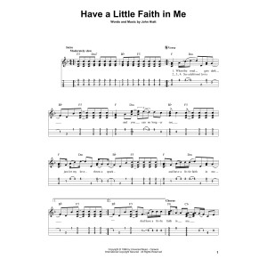 Have A Little Faith In Me