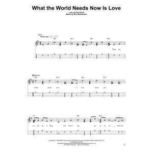 What The World Needs Now Is Love