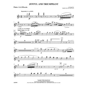 Joyful and Triumphant - Flute 1,2 & Piccolo