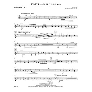 Joyful and Triumphant - F Horn 1 & 2