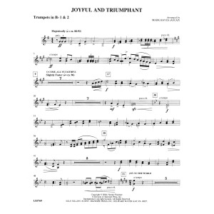 Joyful and Triumphant - Bb Trumpet 1,2