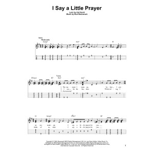 I Say A Little Prayer