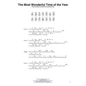 The Most Wonderful Time Of The Year (arr. Fred Sokolow)