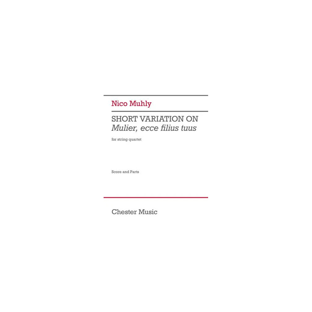 Short Variation on Mulier, ecce filius tuus - Score & Parts