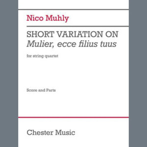 Short Variation on Mulier, ecce filius tuus - Score & Parts