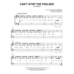 Can't Stop The Feeling! (from Trolls) (arr. Joseph Hoffman)