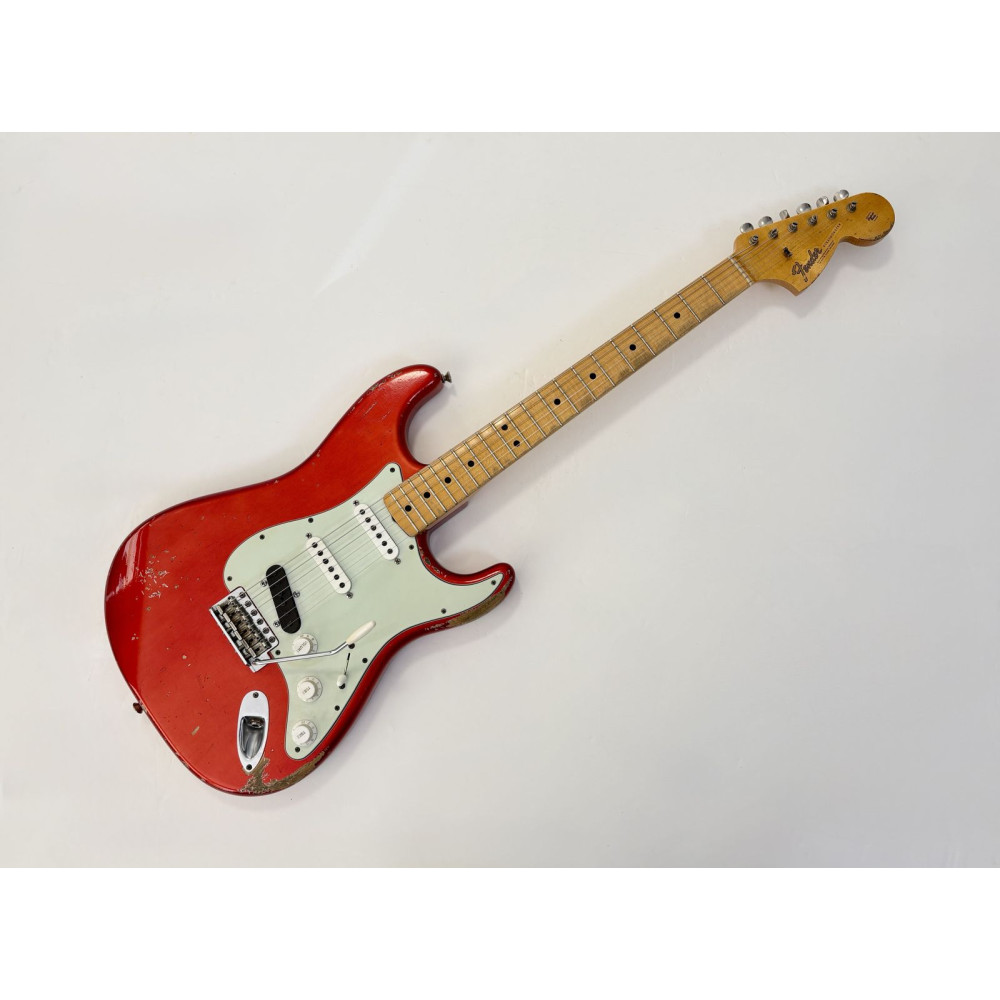 Fender Stratocaster 66 Relic Masterbuilt Dennis Galuszka Custom Shop 2014 Chrome Red
