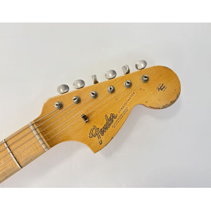 Fender Stratocaster 66 Relic Masterbuilt Dennis Galuszka Custom Shop 2014 Chrome Red