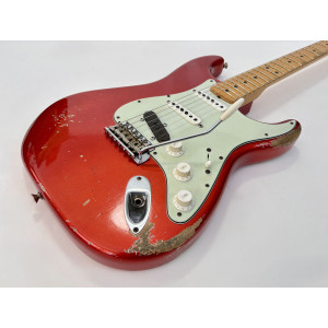 Fender Stratocaster 66 Relic Masterbuilt Dennis Galuszka Custom Shop 2014 Chrome Red